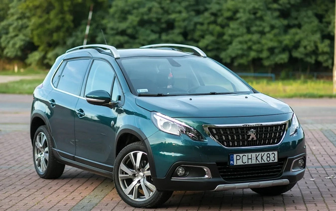 Peugeot 2008 cena 56900 przebieg: 80000, rok produkcji 2019 z Szamocin małe 277